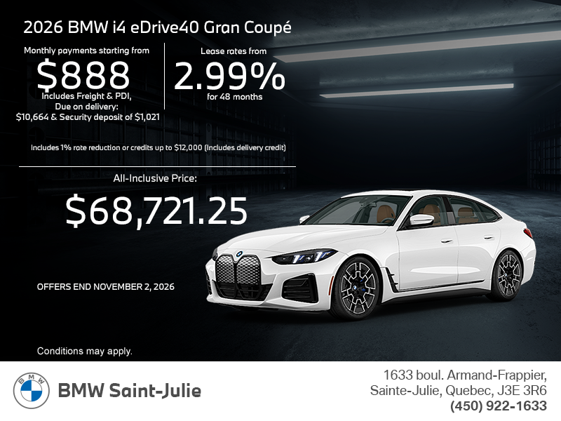 2026 BMW i4 Gran Coupe