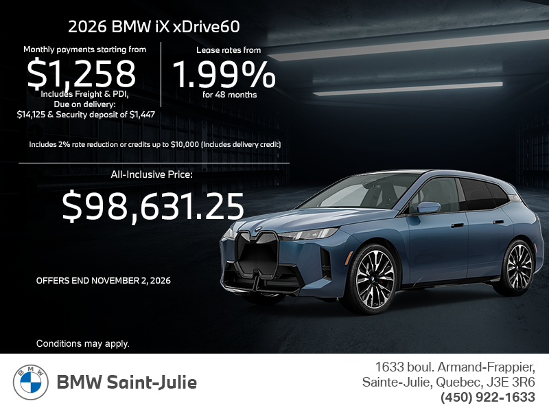 2026 BMW iX
