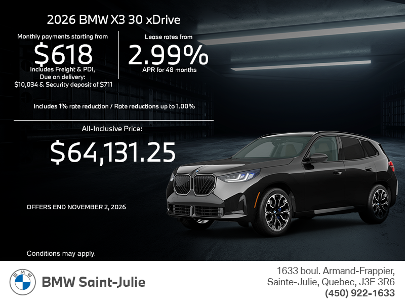 2026 BMW X3