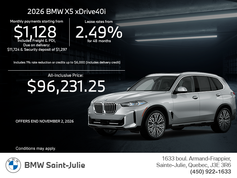 2026 BMW X5