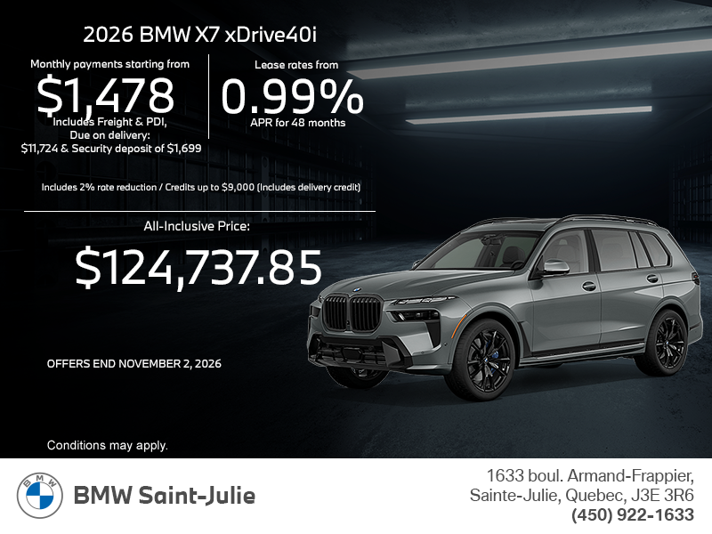 2026 BMW X7