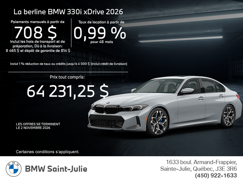 BMW 3 Series Sedan 2026