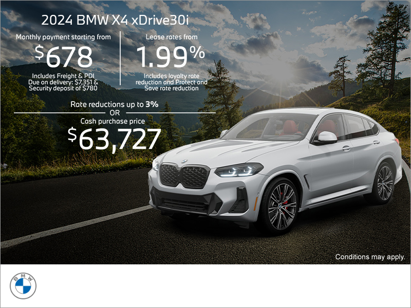 Get the 2024 BMW X4