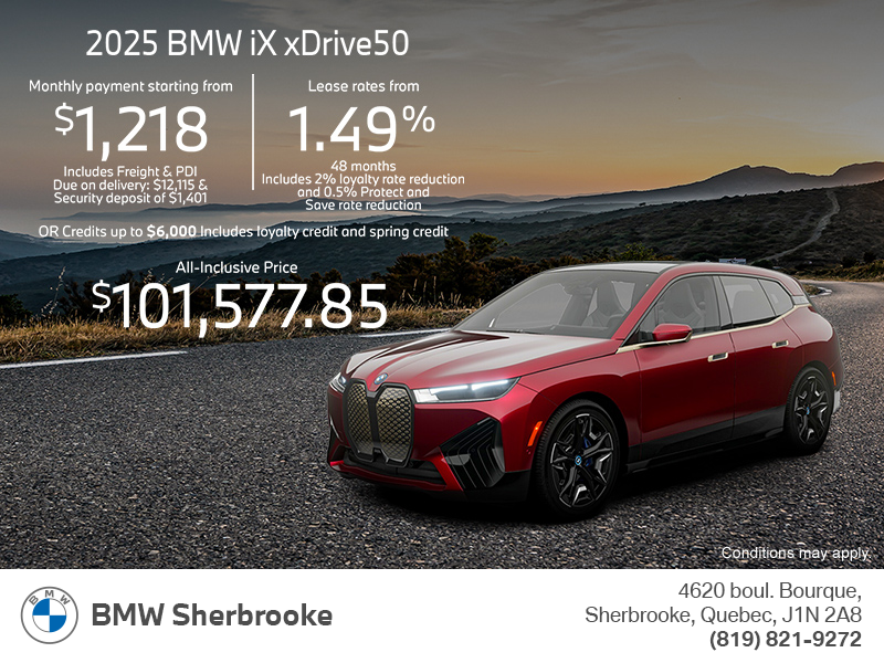 Get the 2025 BMW iX