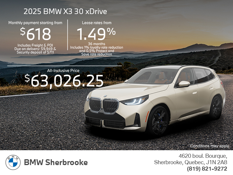 Get the 2025 BMW X3