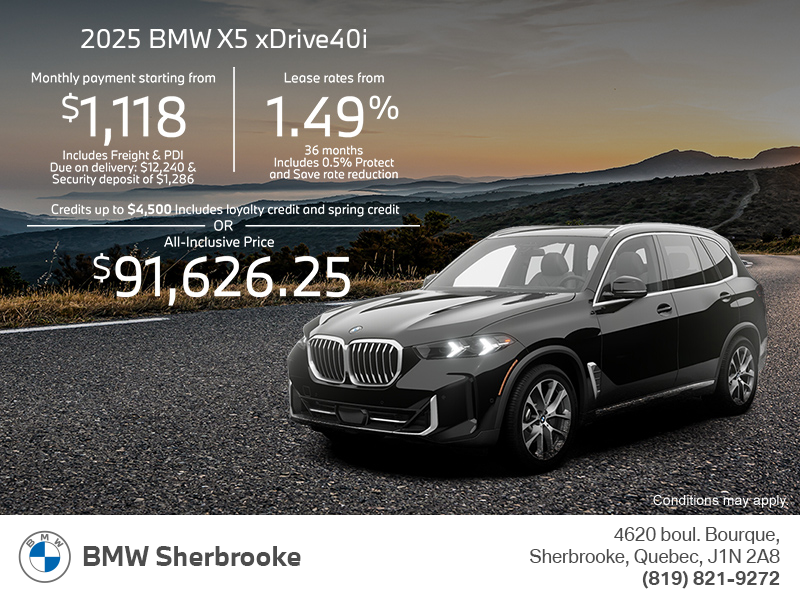 Get the 2025 BMW X5