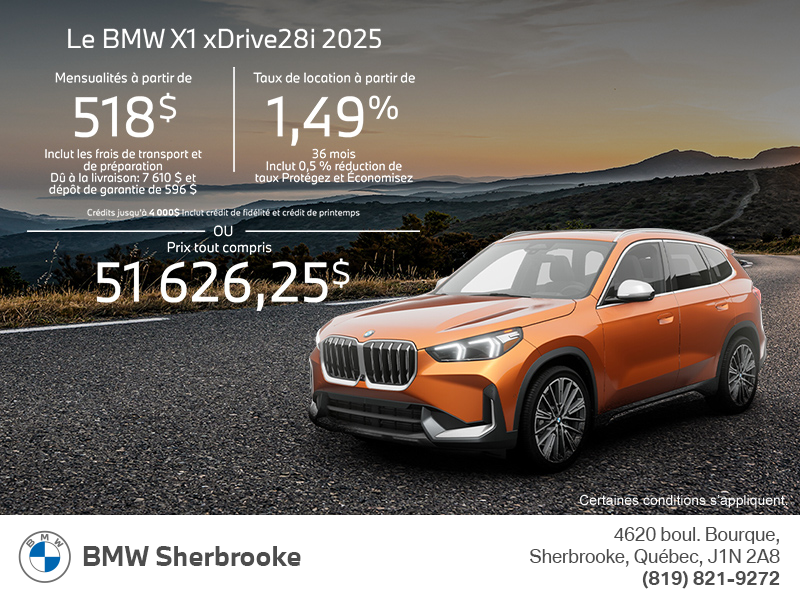 Procurez-vous le Bmw X1 2025