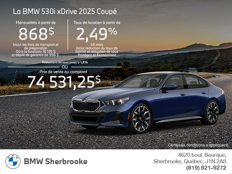 Procurez-vous le Bmw 5 Series Sedan 2025