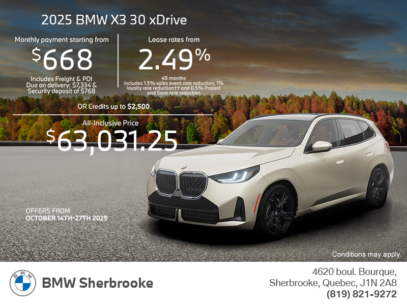Get the 2025 BMW X3