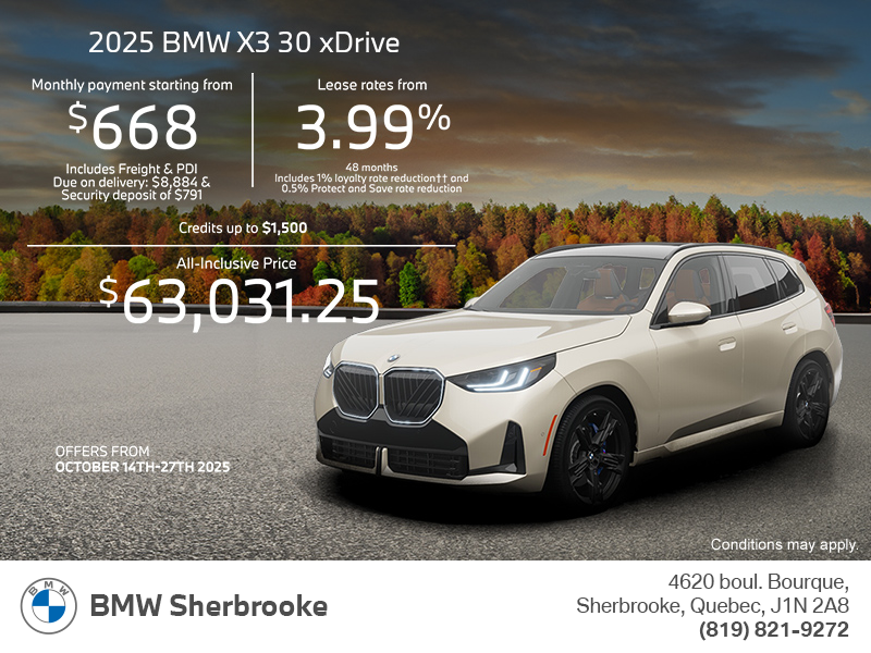 Get the 2025 BMW X3