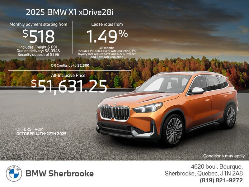 Get the 2026 BMW X1