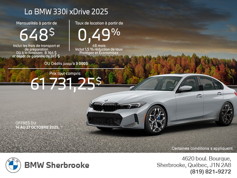 Procurez-vous le Bmw 3 Series Sedan 2025