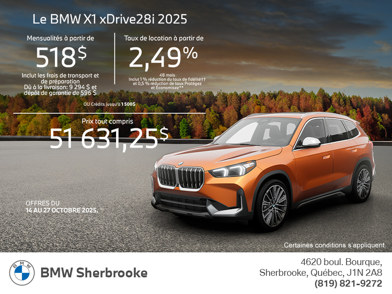 Procurez-vous le Bmw X1 2026