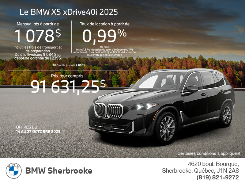 Procurez-vous le Bmw X5 2025