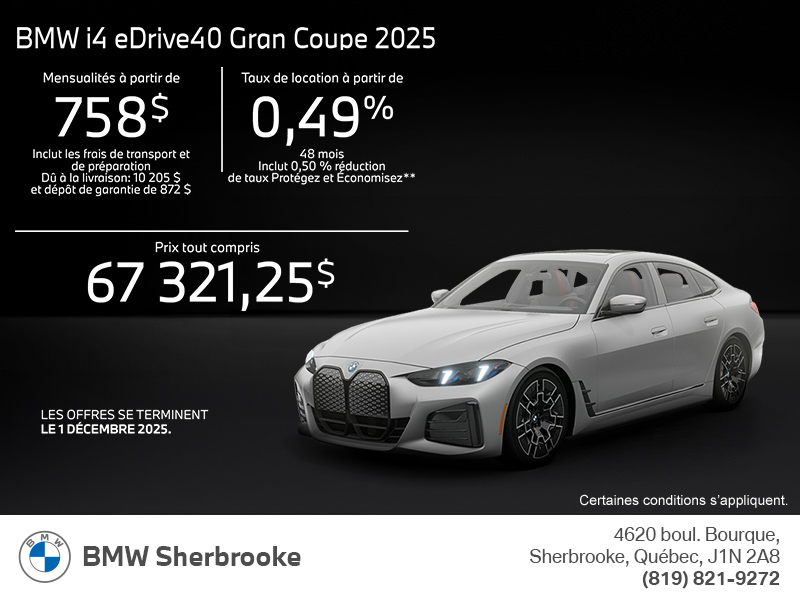 Procurez-vous le Bmw I4 2025