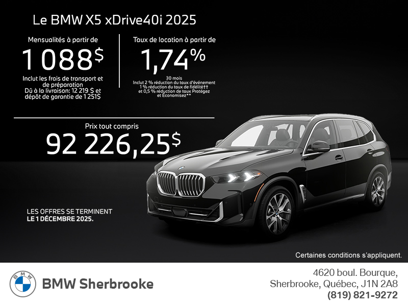 Procurez-vous le Bmw X5 2026