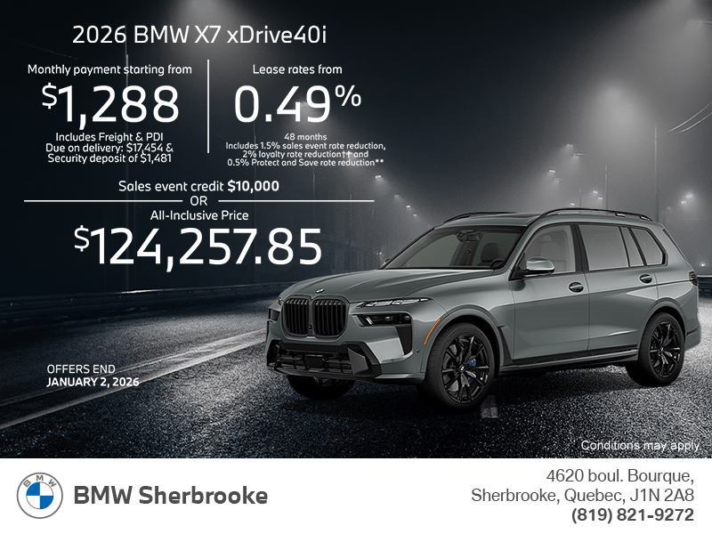 Get the 2026 BMW X7