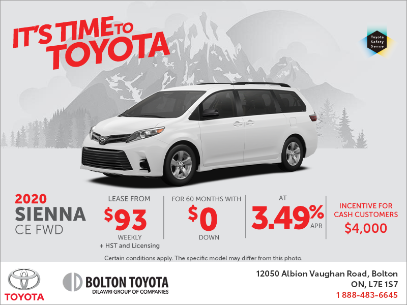 toyota sienna ce 2020