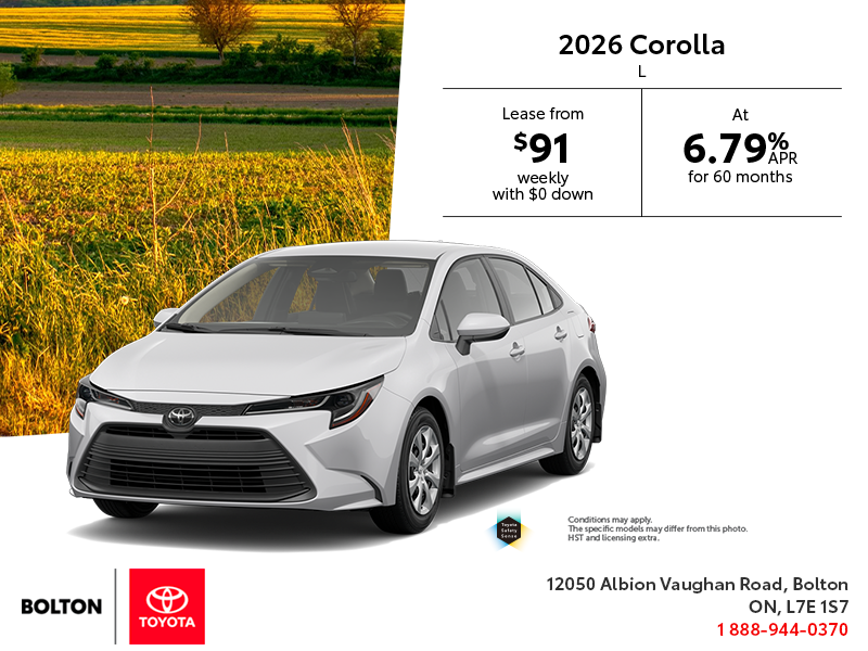 2026 Toyota Corolla L