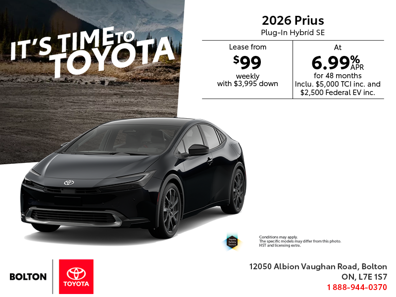 2026 Toyota Prius Plug-In Hybrid