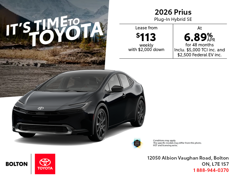 2026 Toyota Prius Plug-In Hybrid