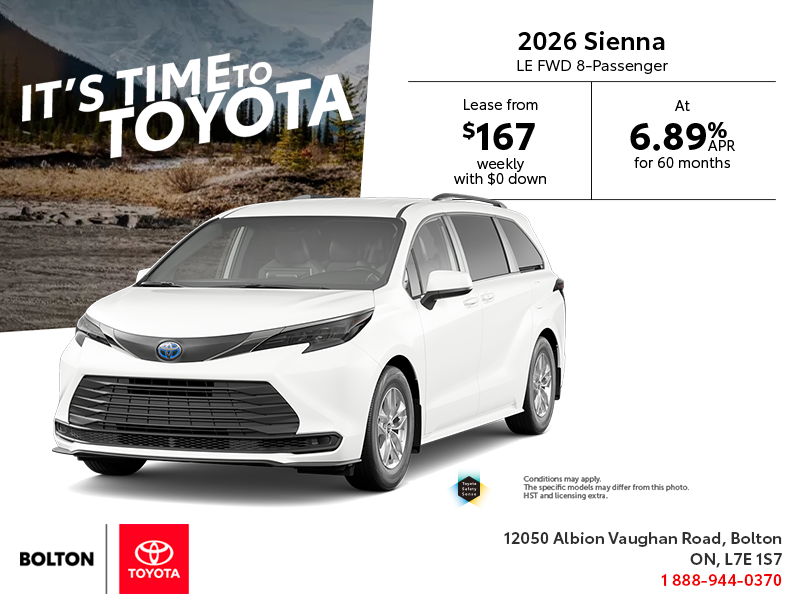2026 Toyota Sienna Hybrid