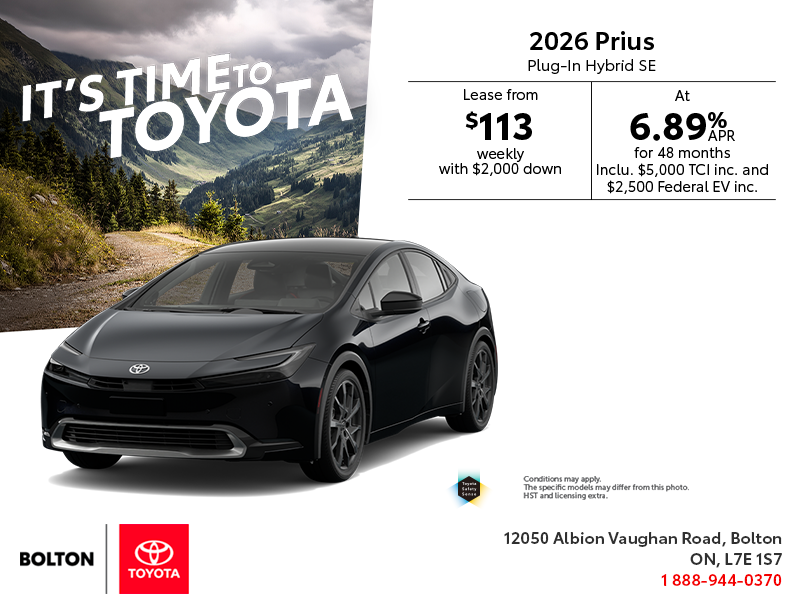 2026 Toyota Prius Plug-In Hybrid