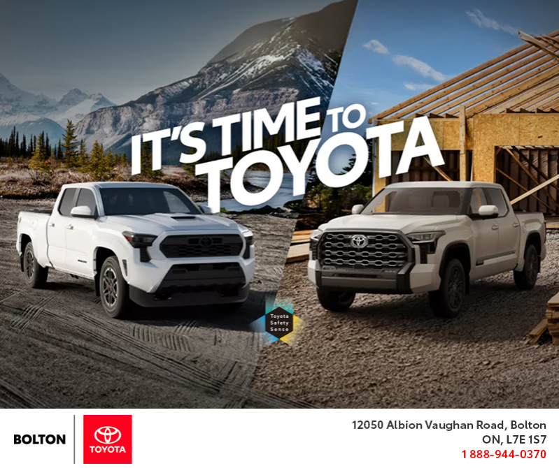 It's Time to Toyota