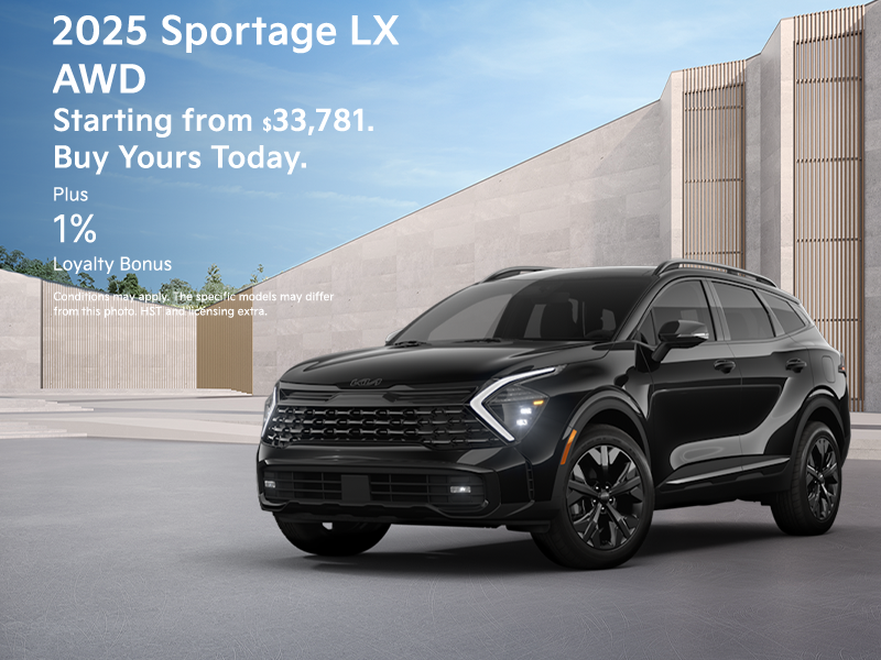 Get the 2025 Kia Sportage!