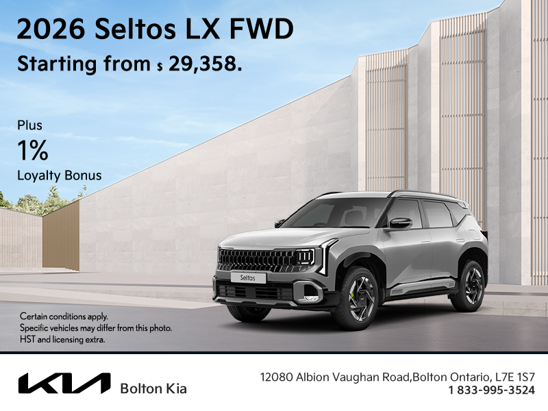 Get the 2026 Kia Seltos!