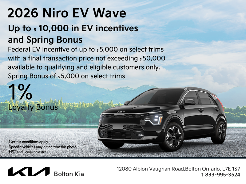 Get the 2026 Kia Niro EV!