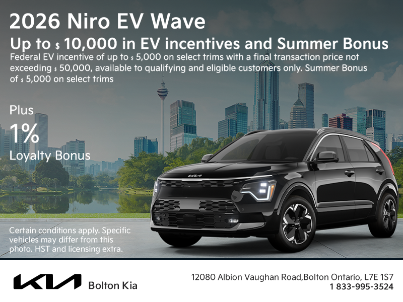Get the 2026 Kia Niro EV!