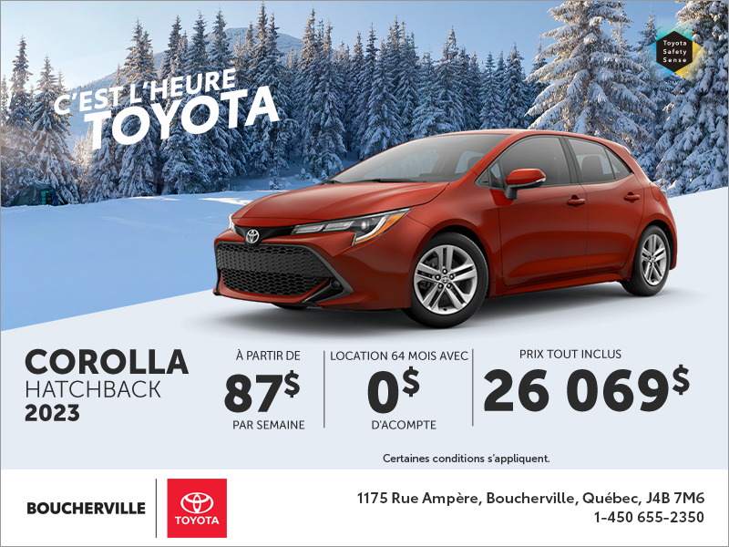 Toyota Corolla Hatchback 2023