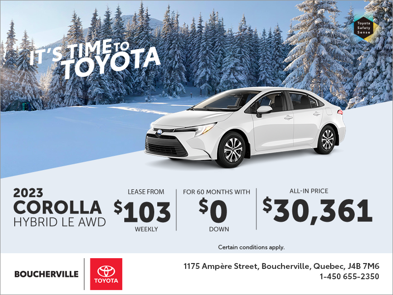 2023 Toyota Corolla Hybrid