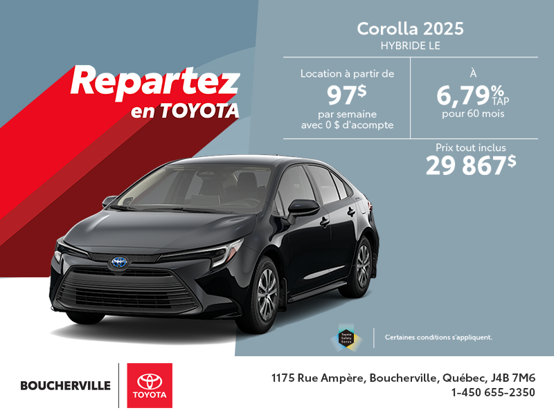 Toyota Corolla Hybrid 2025
