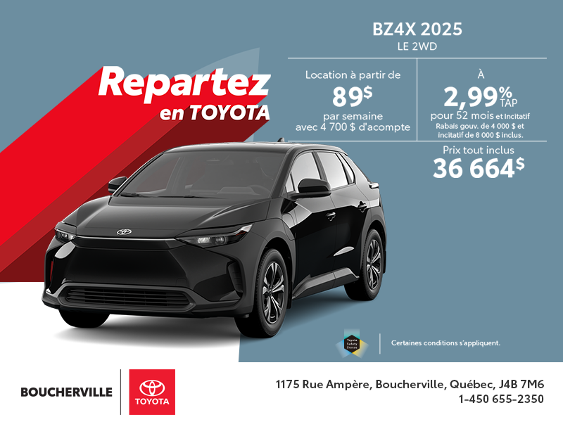 Toyota BZ4X 2025