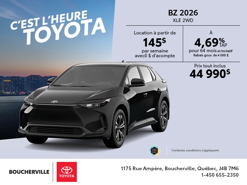 Toyota bZ 2026