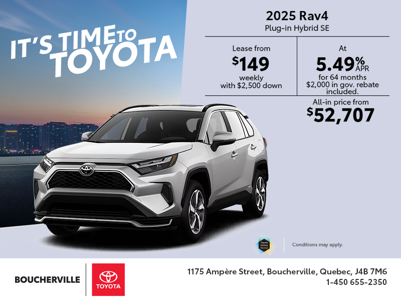 2025 Toyota RAV4 Plug-In Hybrid