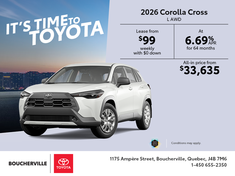 2026 Toyota Corolla Cross