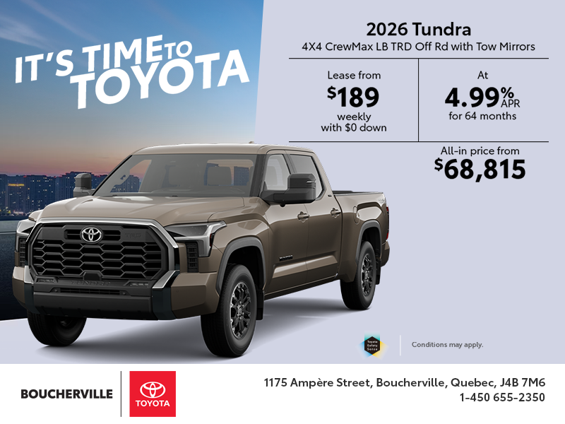 2026 Toyota Tundra