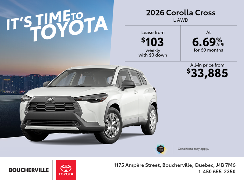 2026 Toyota Corolla Cross