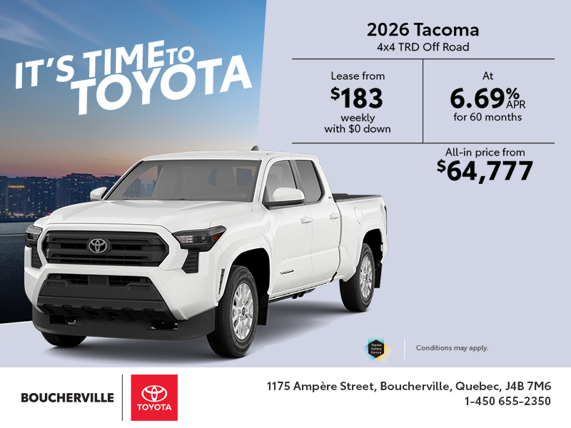 2026 Toyota Tacoma