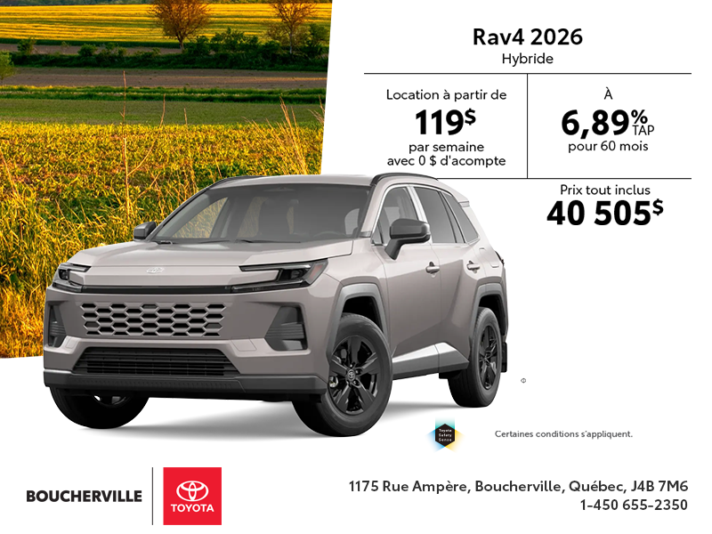 Toyota RAV4 Hybride 2026