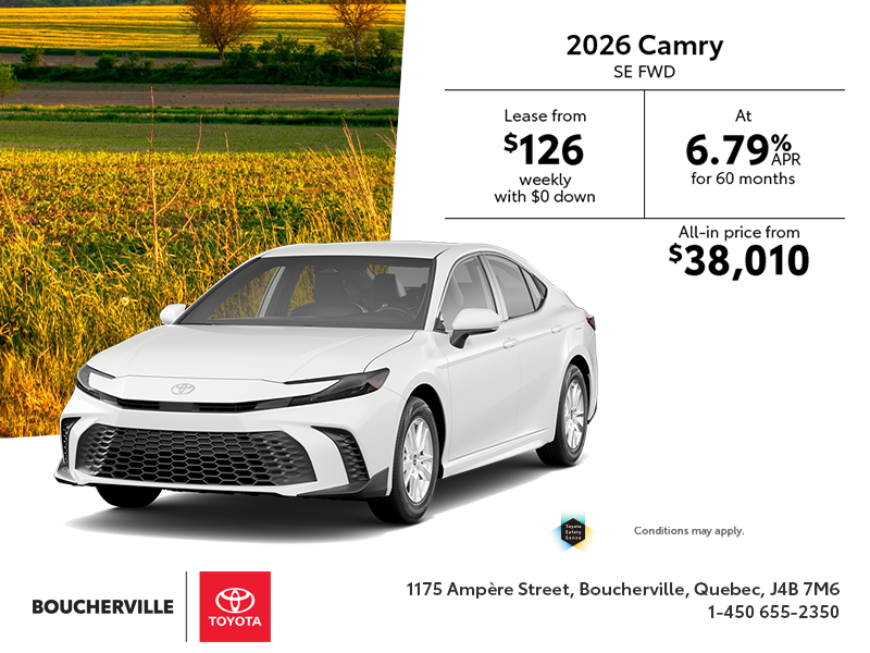 2026 Toyota Camry SE FWD