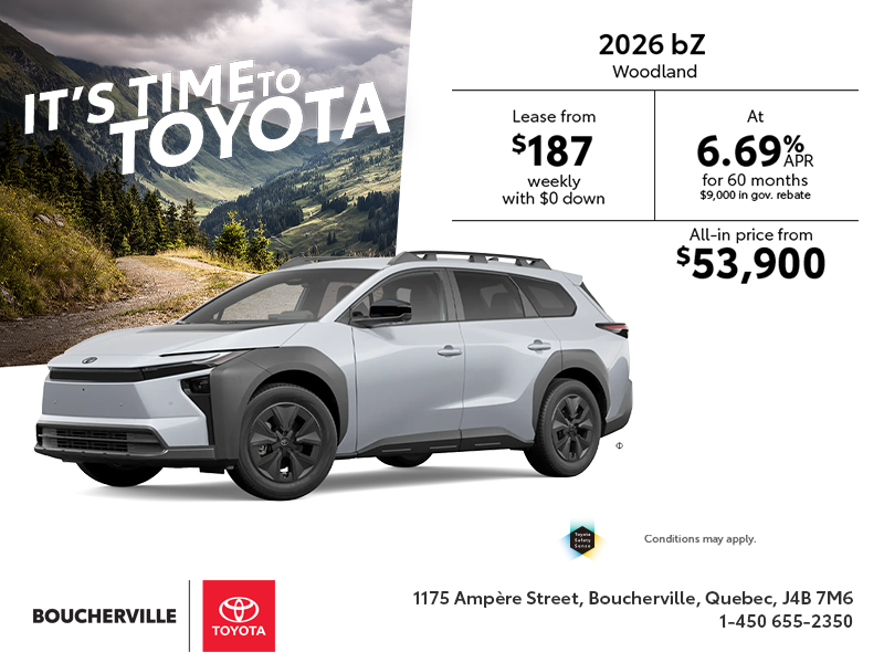 2026 Toyota bZ