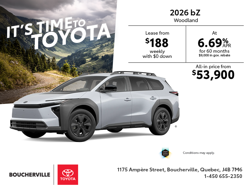 2026 Toyota bZ Woodland