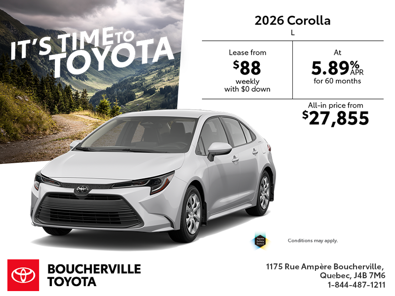 2026 Toyota Corolla