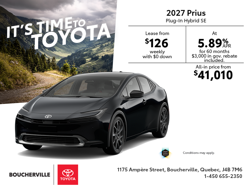 2027 Toyota Prius Plug-In Hybrid