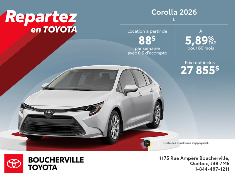 Toyota Corolla 2026