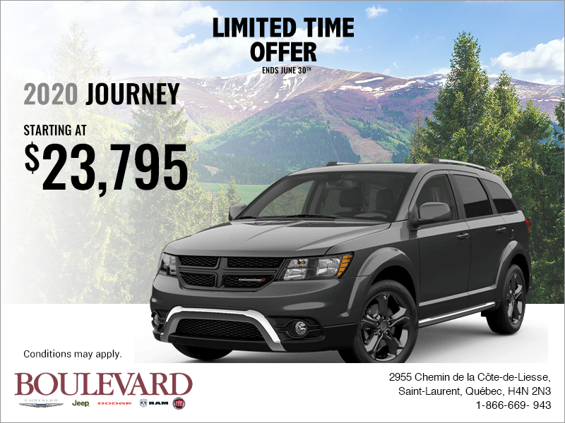 Boulevard Dodge Chrysler Jeep In Saint Laurent 2020 Dodge Journey